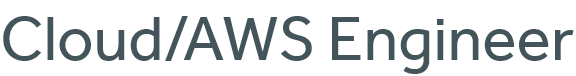 Cloud/AWS Engineer